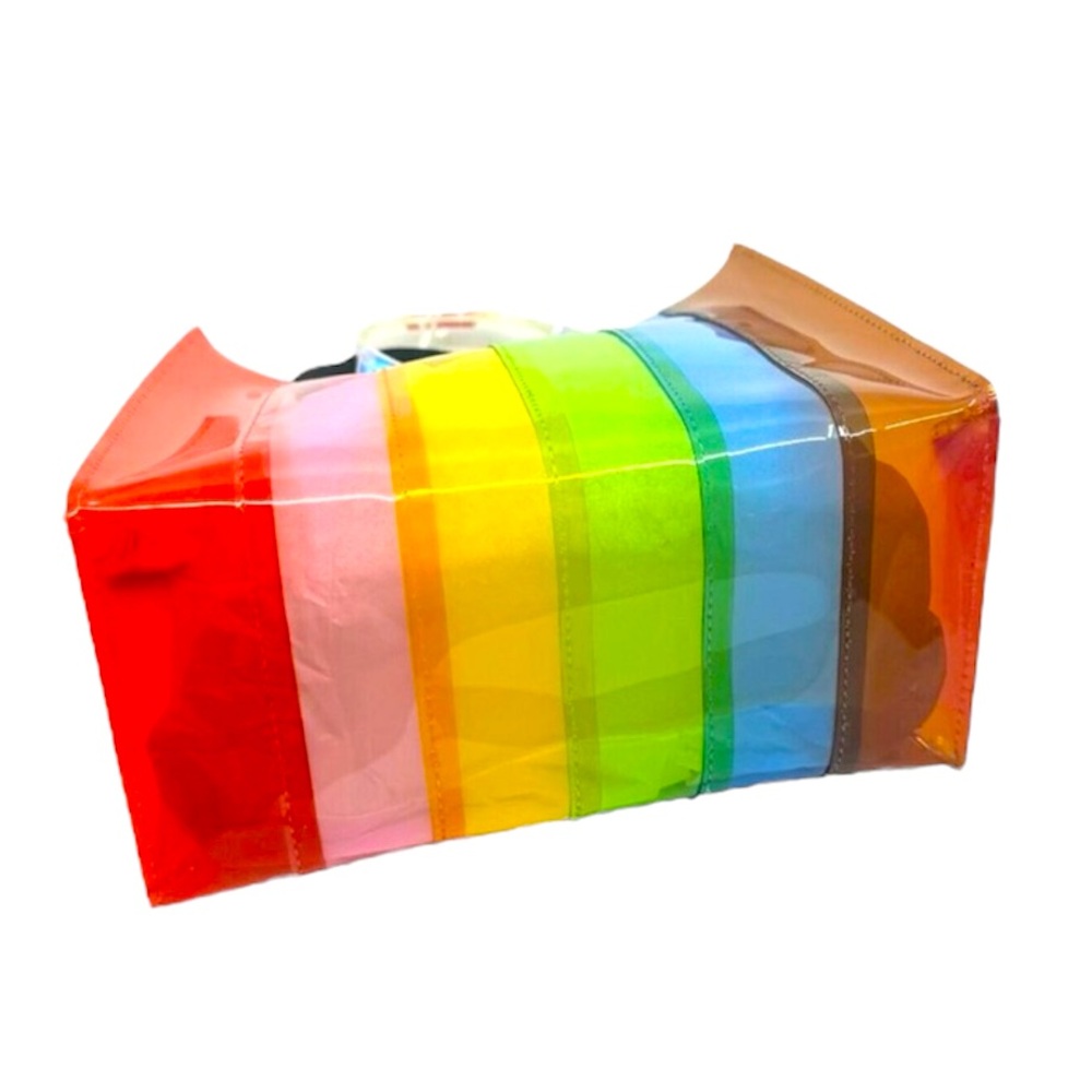 Rainbow Pride LGBTQIA Transparent Mini Crossbody Bag - NWT - Picture 3 of 9